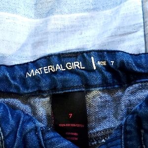 MATERIAL GIRL JEAN SHORTS